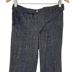 Vintage Y2K Jean Charles Castelbajac Jeans Flare Leg Gray/Black 42‎